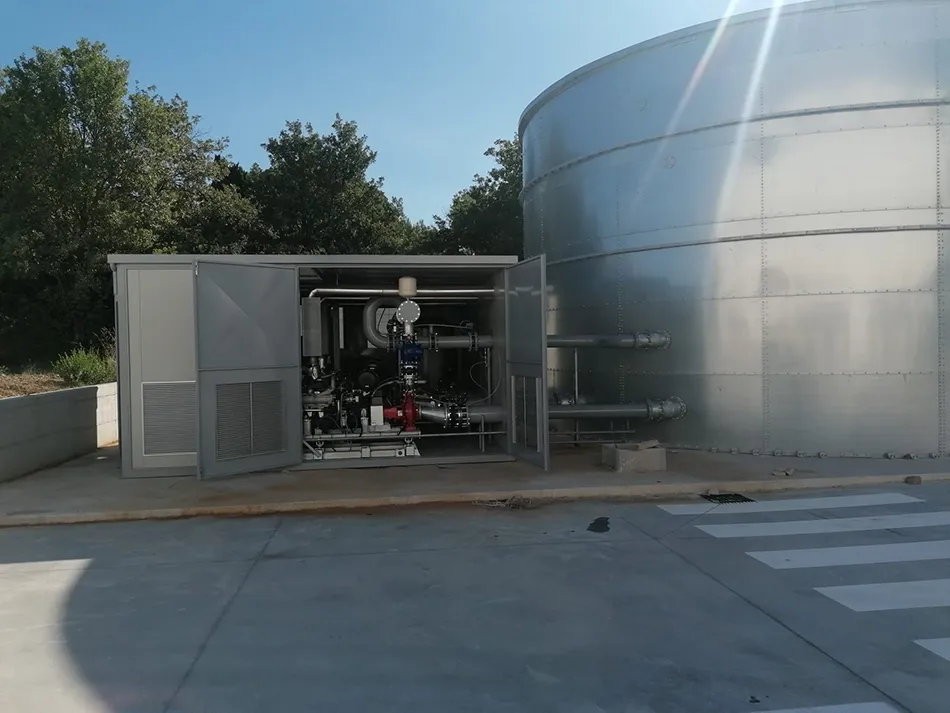 Cameră tehnică și rezervor de stingere a incendiilor NFPA, certificat FM UL Cameră tehnică și rezervor de stingere a incendiilor NFPA, certificat FM UL