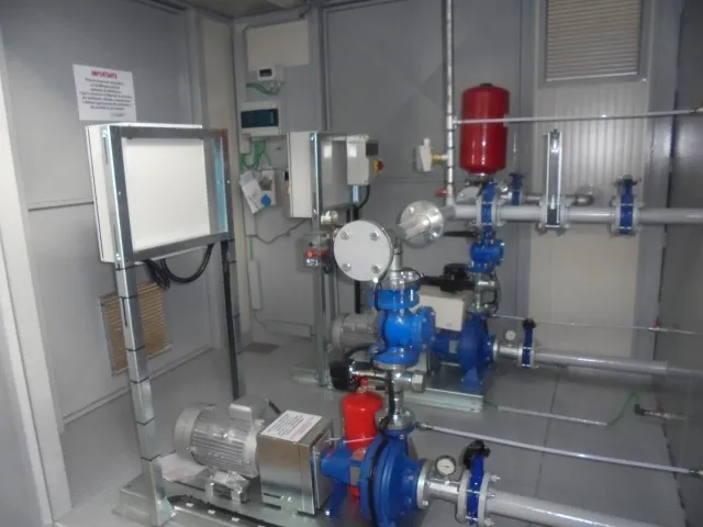 Grup de pompare a unui sistem de prevenire a incendiilor Laser Box de la Climatec Grup de pompare a unui sistem de prevenire a incendiilor Laser Box de la Climatec